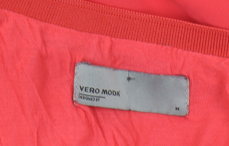 Womens UK Size M VERO MODA Red  Blouse