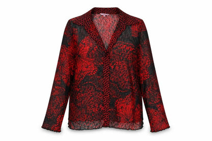 Womens UK Size 12 Marks and Spencer Red  Blouse