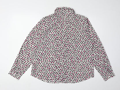 Womens UK Size 14 Marks and Spencer Multicoloured Classic Button-Up