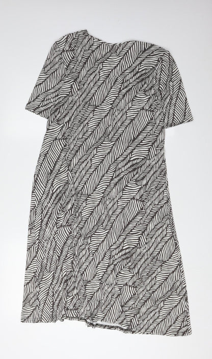 Marks and Spencer Women's Multicoloured V-Neck Dress