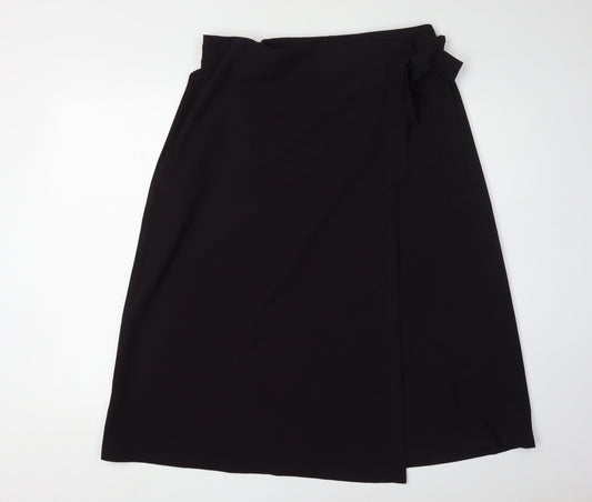 Marks and Spencer Black Women’s Wrap Skirt Size 14