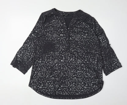 Womens UK Size 16 Roman Black  Blouse