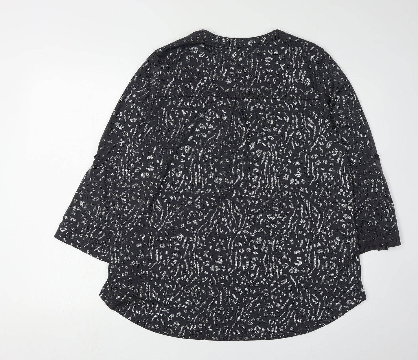 Womens UK Size 16 Roman Black  Blouse