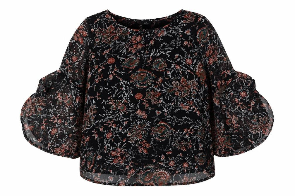 Womens UK Size 14 Klass Black  Blouse