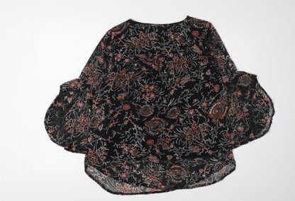 Womens UK Size 14 Klass Black  Blouse