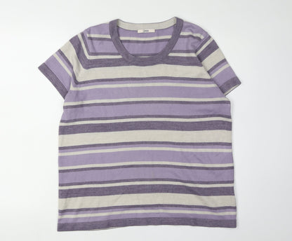 Womens UK Size 16 Marks and Spencer Purple  Jumper