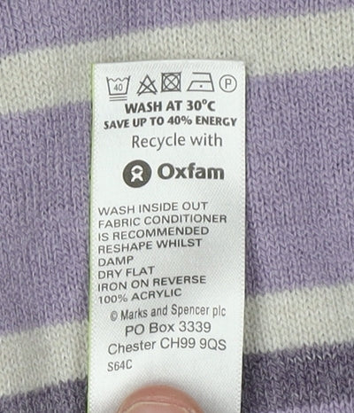 Womens UK Size 16 Marks and Spencer Purple  Jumper