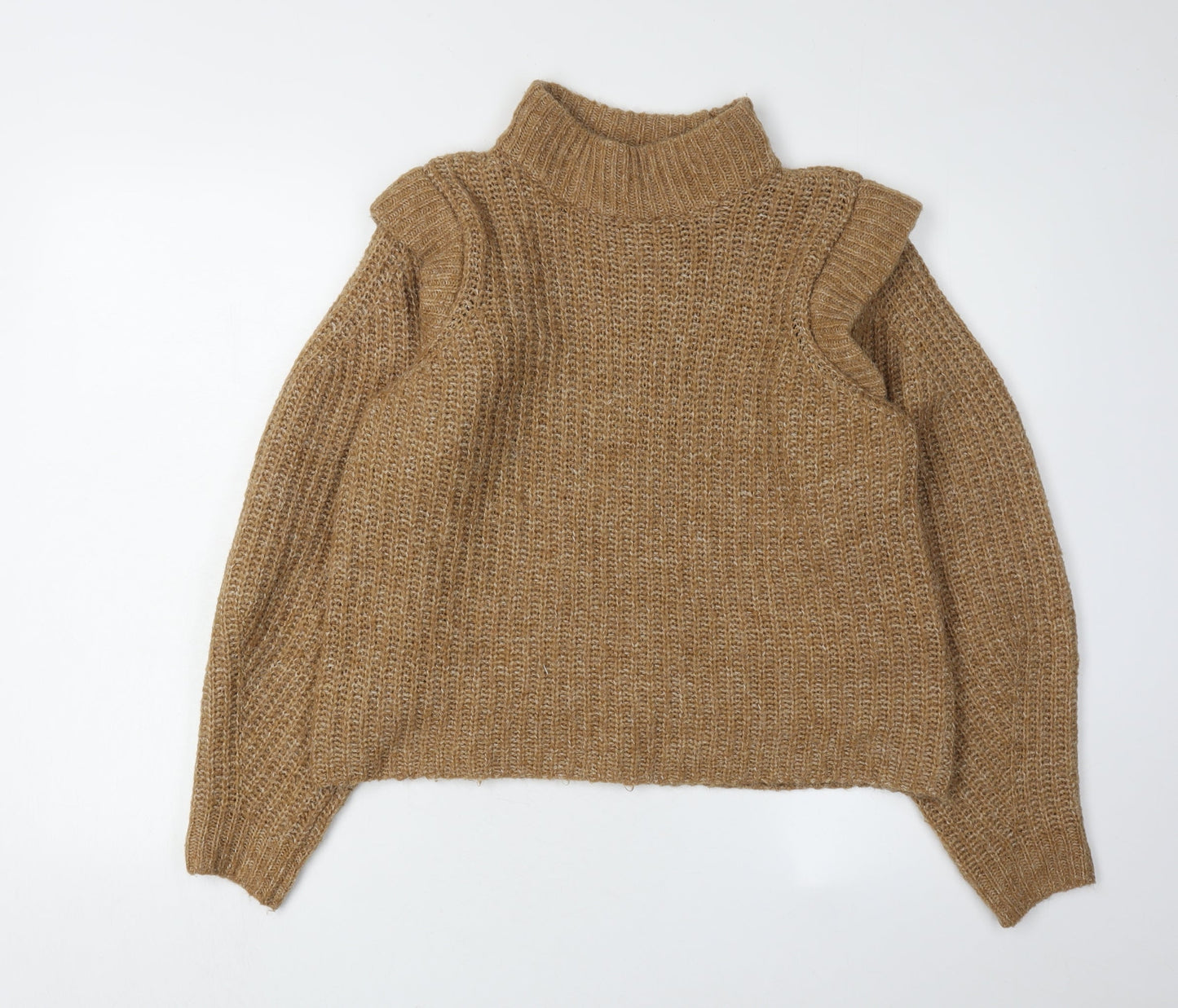 Womens UK Size M VERO MODA Brown Pullover Jumper