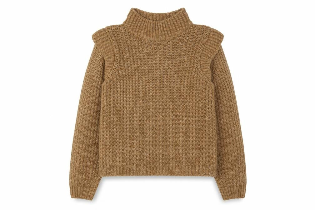 Womens UK Size M VERO MODA Brown Pullover Jumper