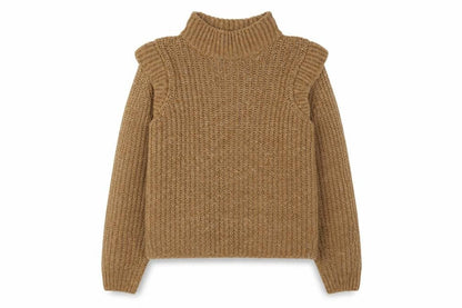 Womens UK Size M VERO MODA Brown Pullover Jumper