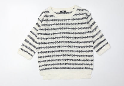 Womens UK Size S Wallis Ivory Pullover Jumper