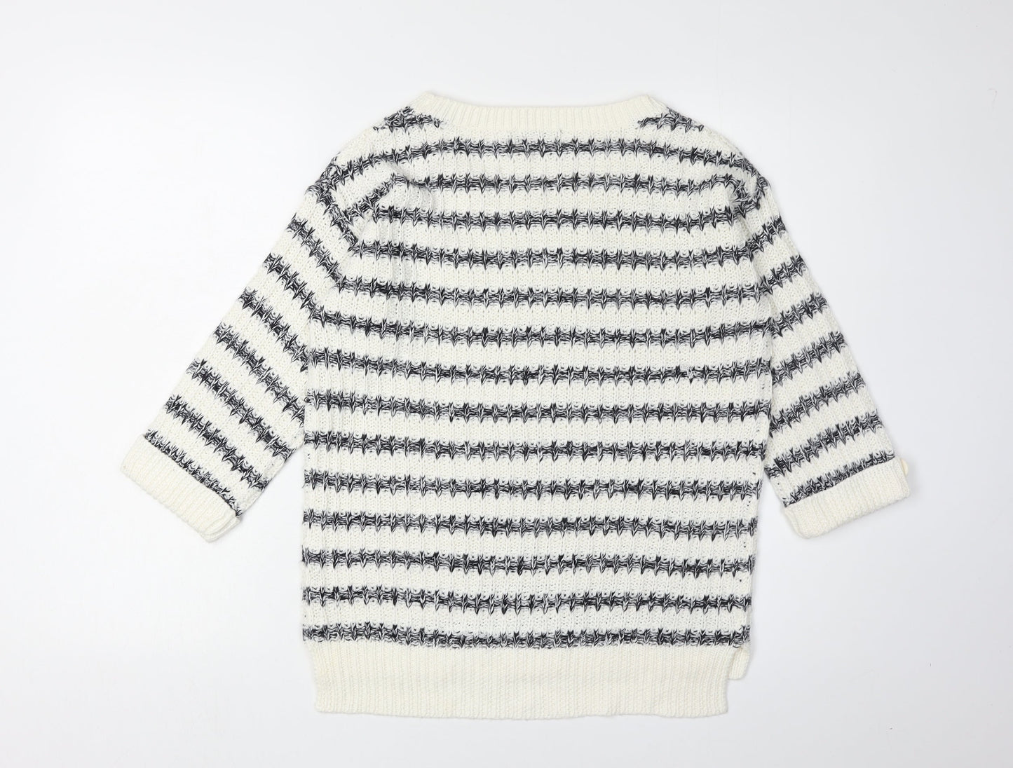 Womens UK Size S Wallis Ivory Pullover Jumper