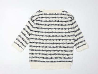 Womens UK Size S Wallis Ivory Pullover Jumper