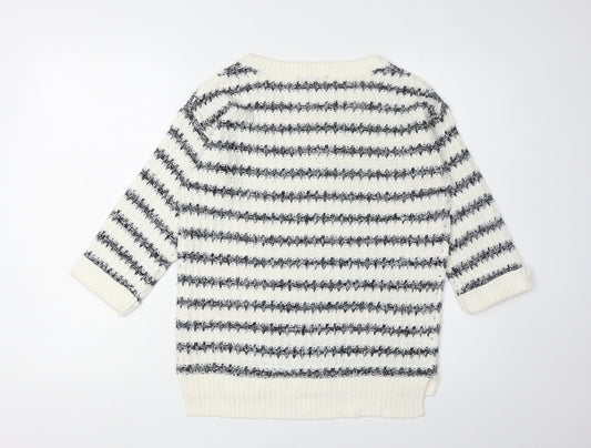 Womens UK Size S Wallis Ivory Pullover Jumper