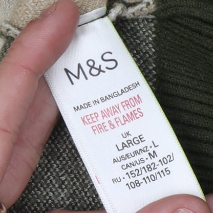 Womens UK Size L Marks and Spencer Multicoloured Pullover Jumper