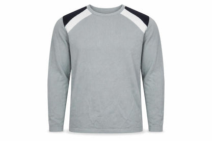 Front view of Wilson & Glendale Grey jumper, Medium