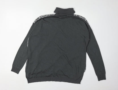Womens UK Size S Oasis Grey Pullover Jumper