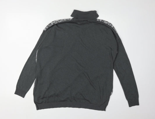 Womens UK Size S Oasis Grey Pullover Jumper