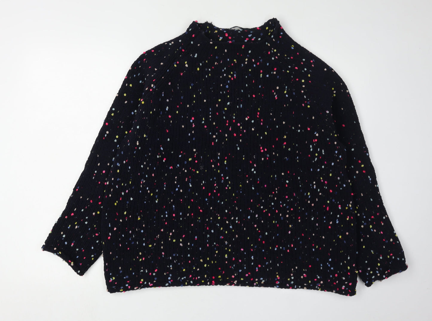 Womens UK Size L NEXT Black Pullover Jumper