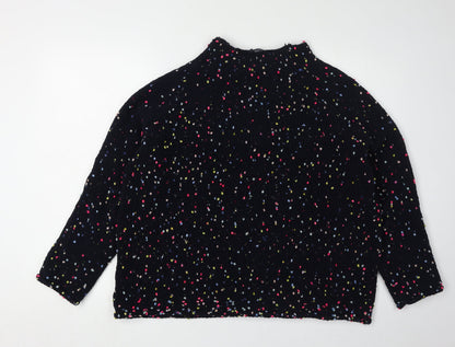 Womens UK Size L NEXT Black Pullover Jumper