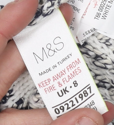 Womens UK Size 8 Marks and Spencer Multicoloured Cardigan Jumper
