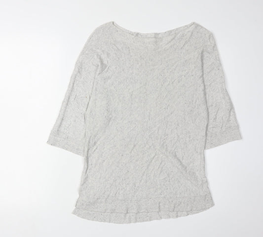 Womens UK Size S Monsoon Grey Pullover Jumper