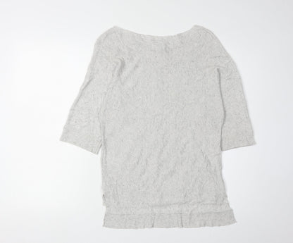 Womens UK Size S Monsoon Grey Pullover Jumper