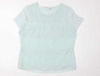 Womens UK Size 16 J by Jasper Conran Blue  Blouse