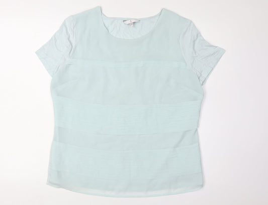 Womens UK Size 16 J by Jasper Conran Blue  Blouse