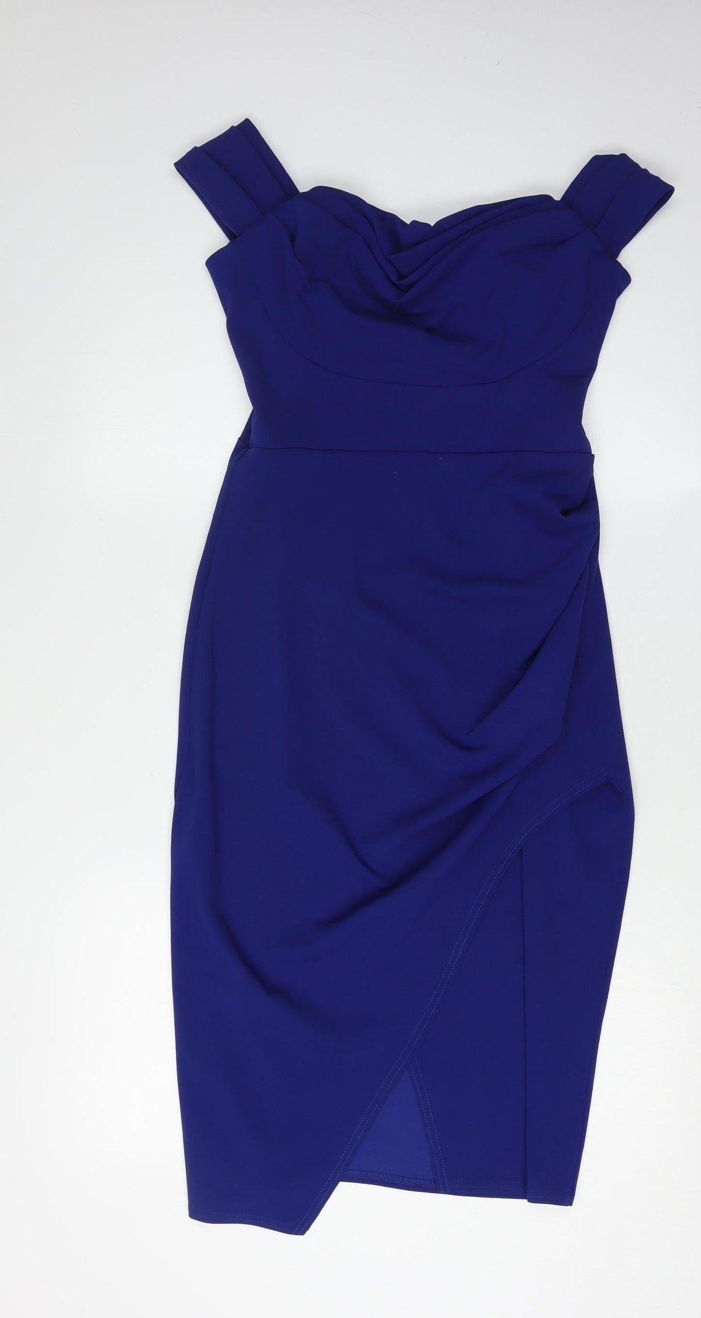 Quiz Women's Blue Dress Size 12 - Party Cocktail Chic