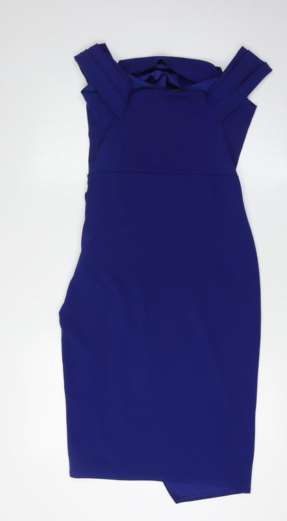 Quiz Women's Blue Dress Size 12 - Party Cocktail Chic