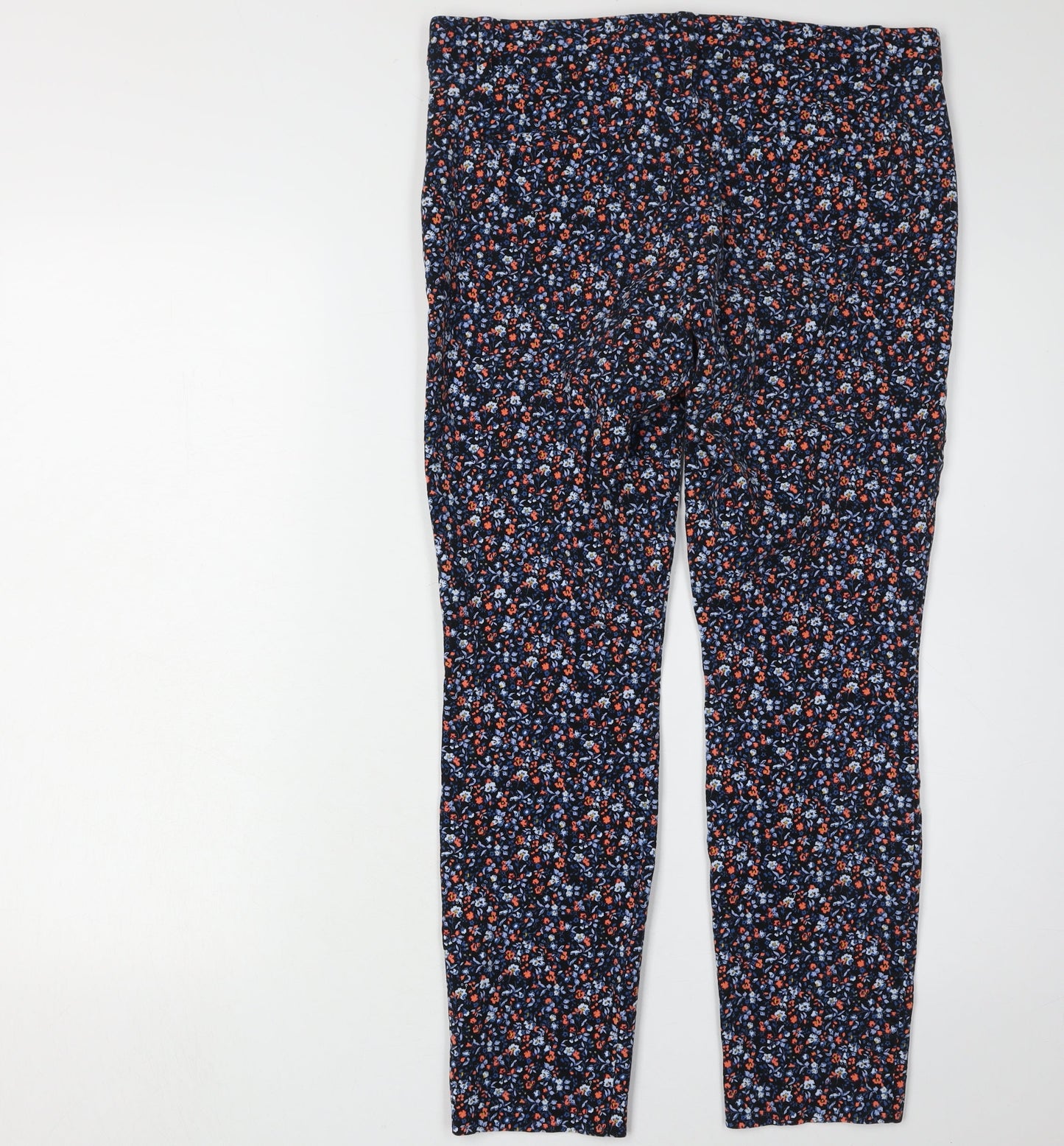 Womens UK Size 6 Gap Slim Fit Casual Multicoloured Trousers