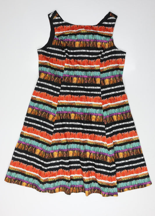 Marks and Spencer Multicoloured Sleeveless Dress Size 18