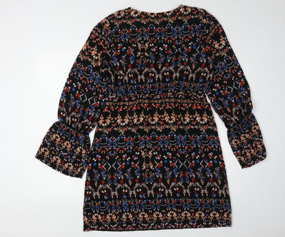 Vero Moda Women's Multicoloured Bell Sleeve Dress M
