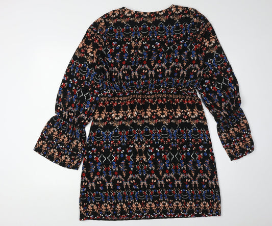 Vero Moda Women's Multicoloured Bell Sleeve Dress M