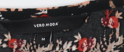 Vero Moda Women's Multicoloured Bell Sleeve Dress M