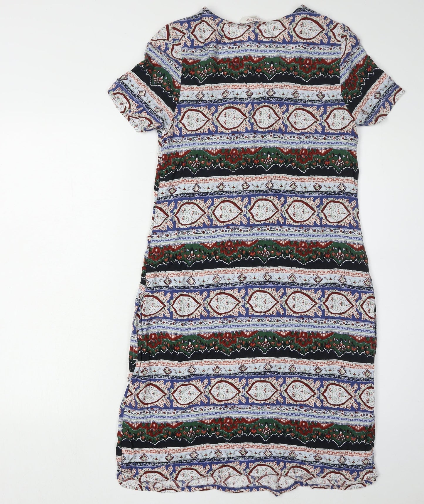 Fat Face Women's Multicoloured Geometric Shift Dress