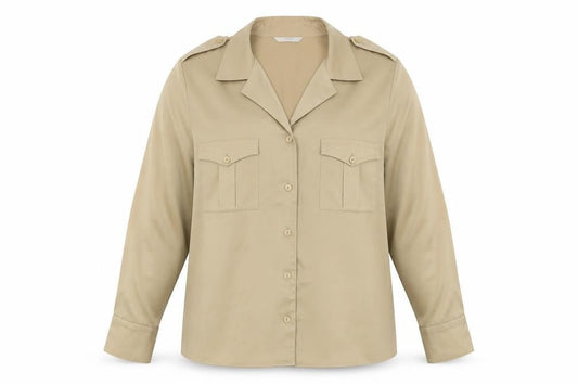 Womens UK Size 16 Marks and Spencer Beige  Blouse