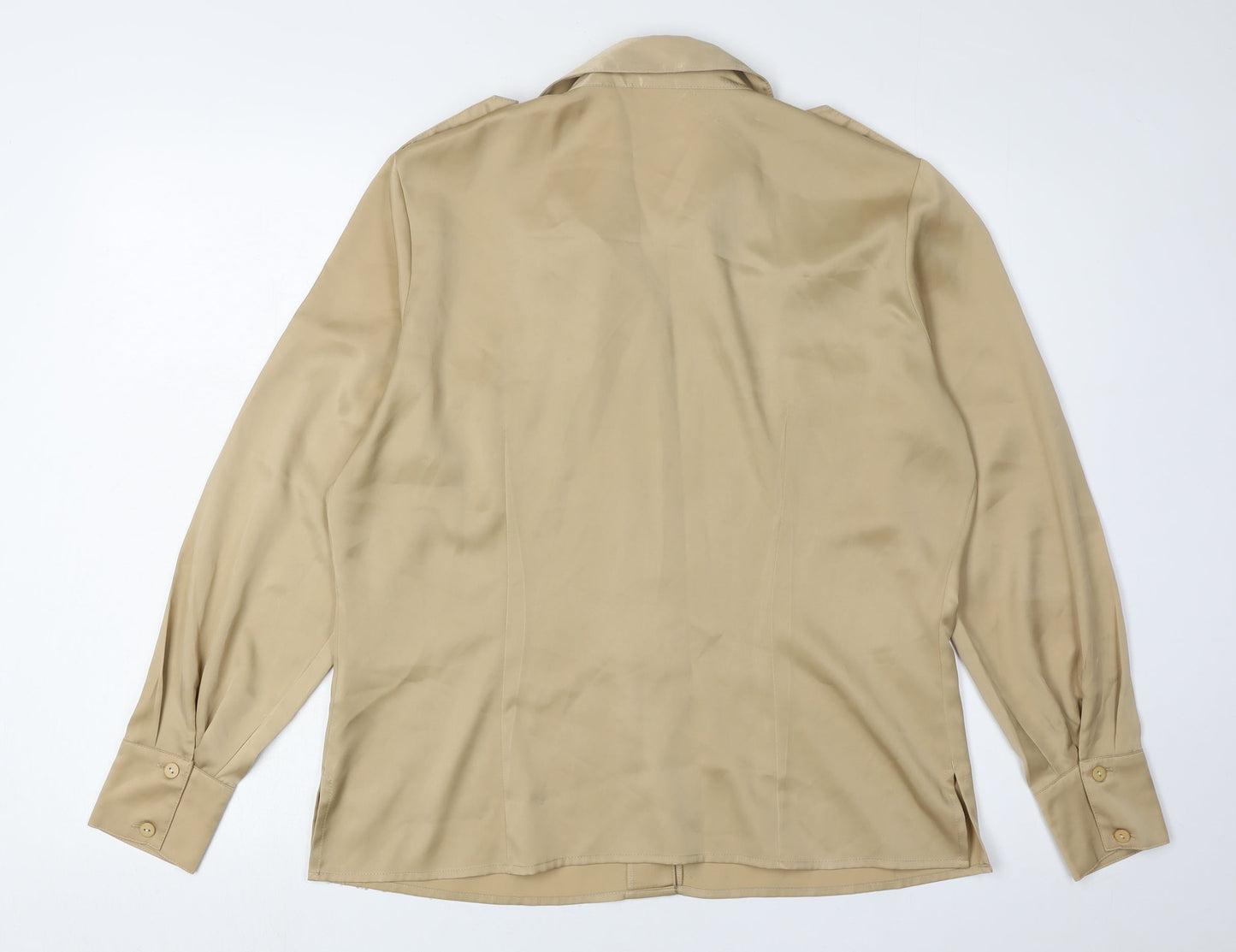 Womens UK Size 16 Marks and Spencer Beige  Blouse