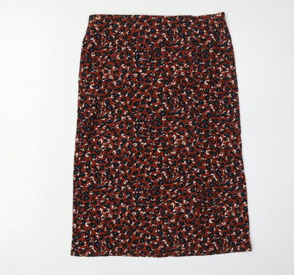 Next Women's Multicoloured Animal Print Skirt Size 8