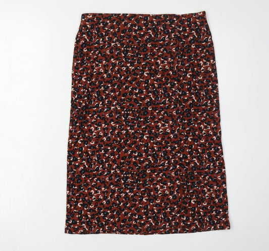 Next Women's Multicoloured Animal Print Skirt Size 8