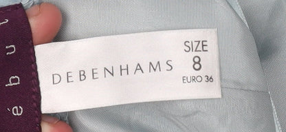 Debenhams Women’s Blue Long Pencil Skirt, Size 8