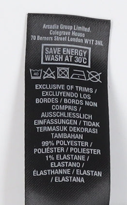 Dorothy Perkins Women's Check Pencil Skirt Size 12