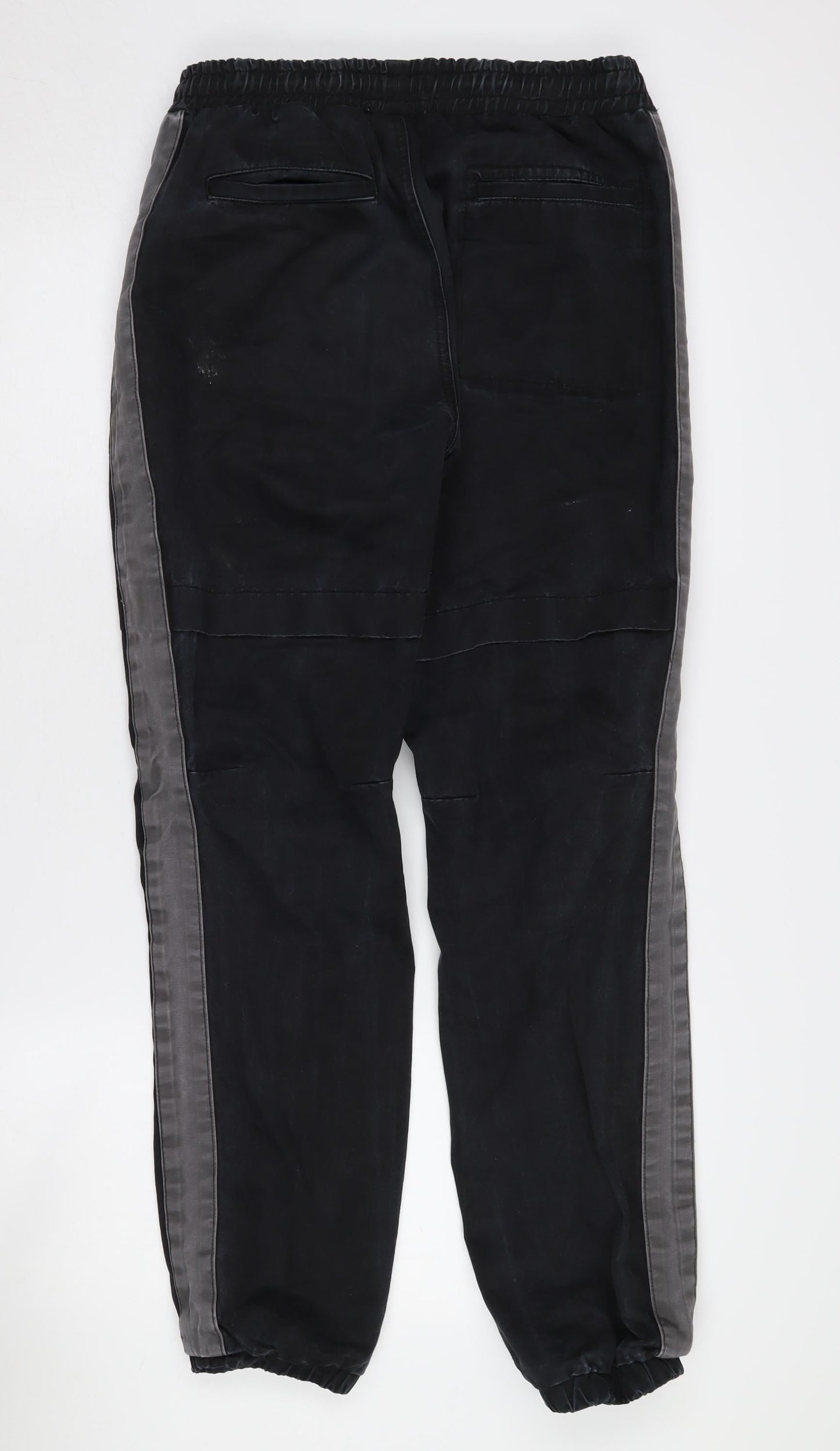 Topman Men's Black Jogger Trousers Size 32