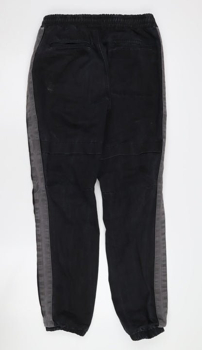 Topman Men's Black Jogger Trousers Size 32