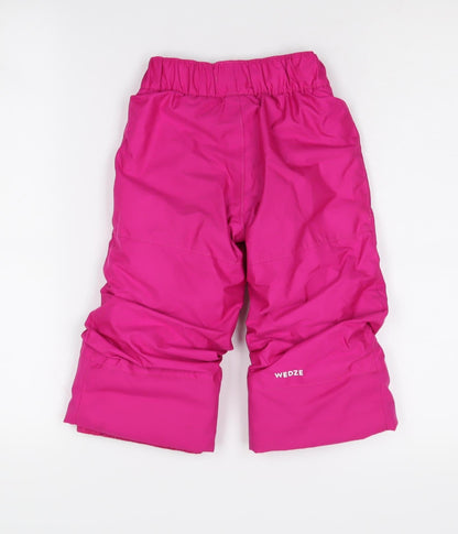 Decathlon Girls Pink Snow Pants, Size 3 Years - Waterproof