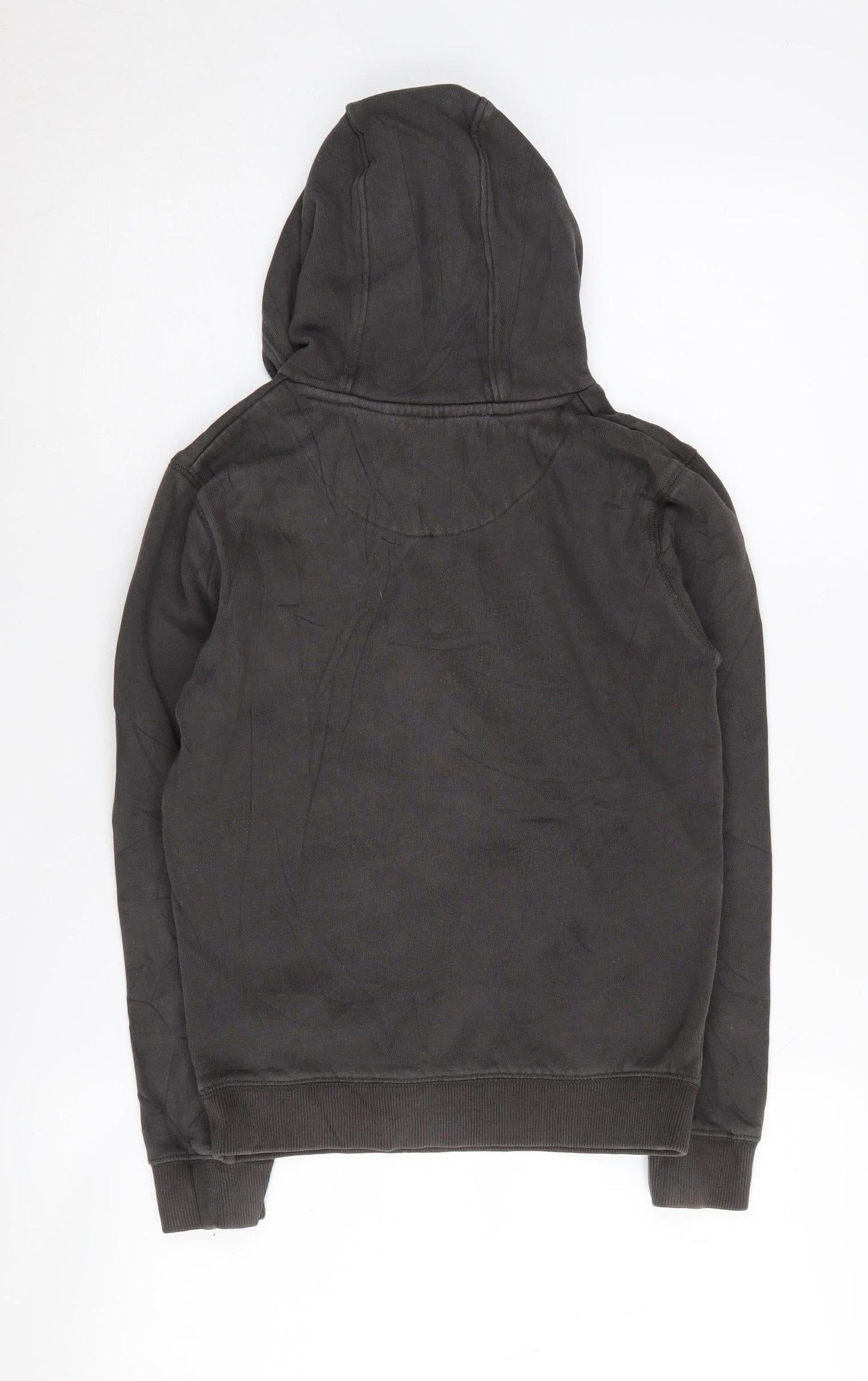 Farah Jeans Boys Black Pullover Hoodie, Size 10-11Y
