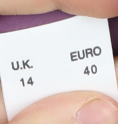 Eastex Women's Purple Floral Suit Jacket Size 14