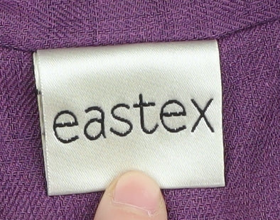 Eastex Women's Purple Floral Suit Jacket Size 14