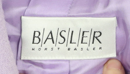 Basler Women's Purple Wool Suit Jacket Size 14